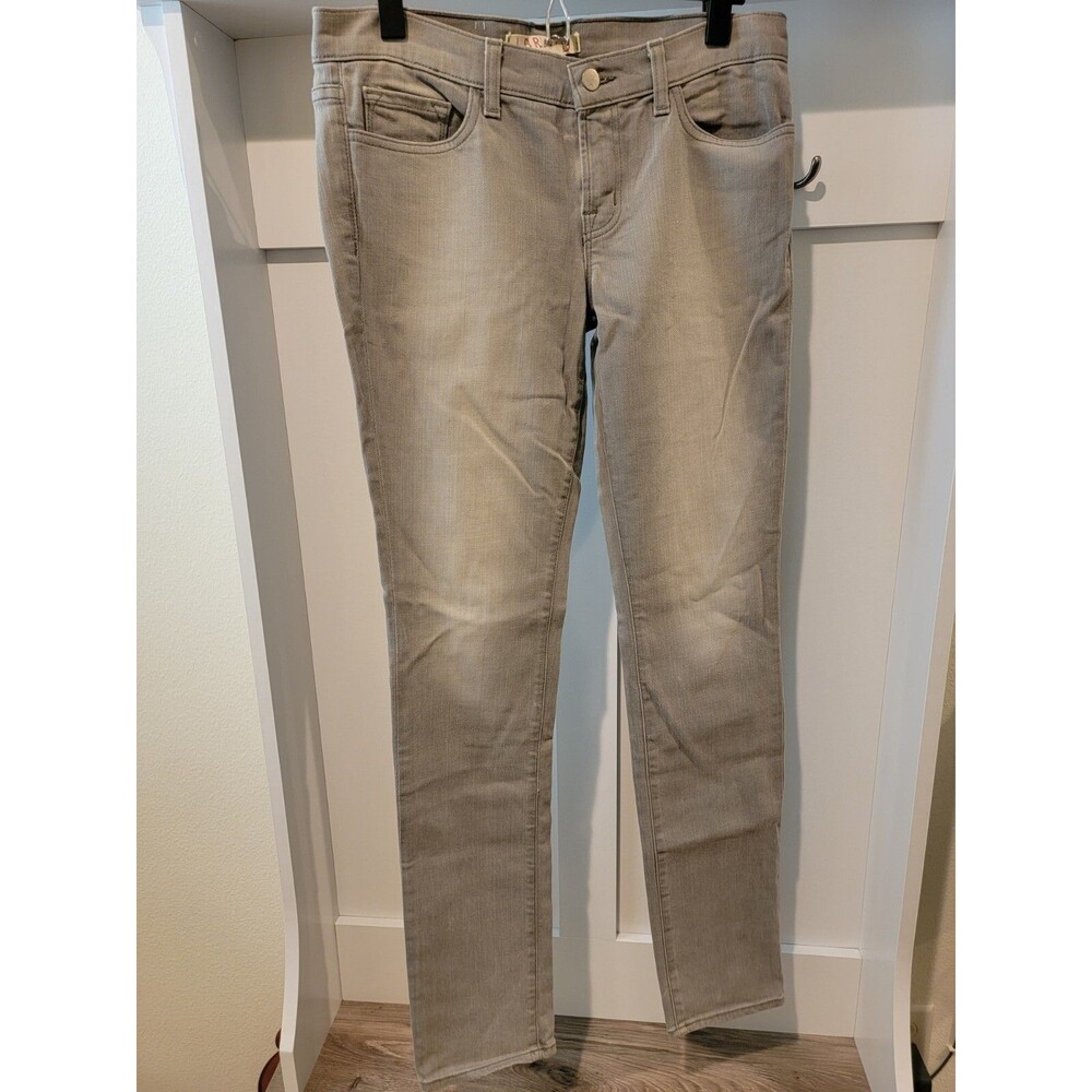 New W/ Tags J Brand Pencil Leg Low Rise Womens Jean Gray Size 29 MSRP $168.00